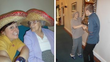 Singalong session brings a smile to Residents at Stalybridge care home
